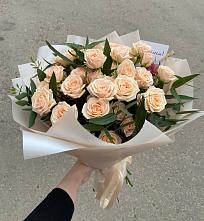 Букет Кремовые розы Латте в Навле