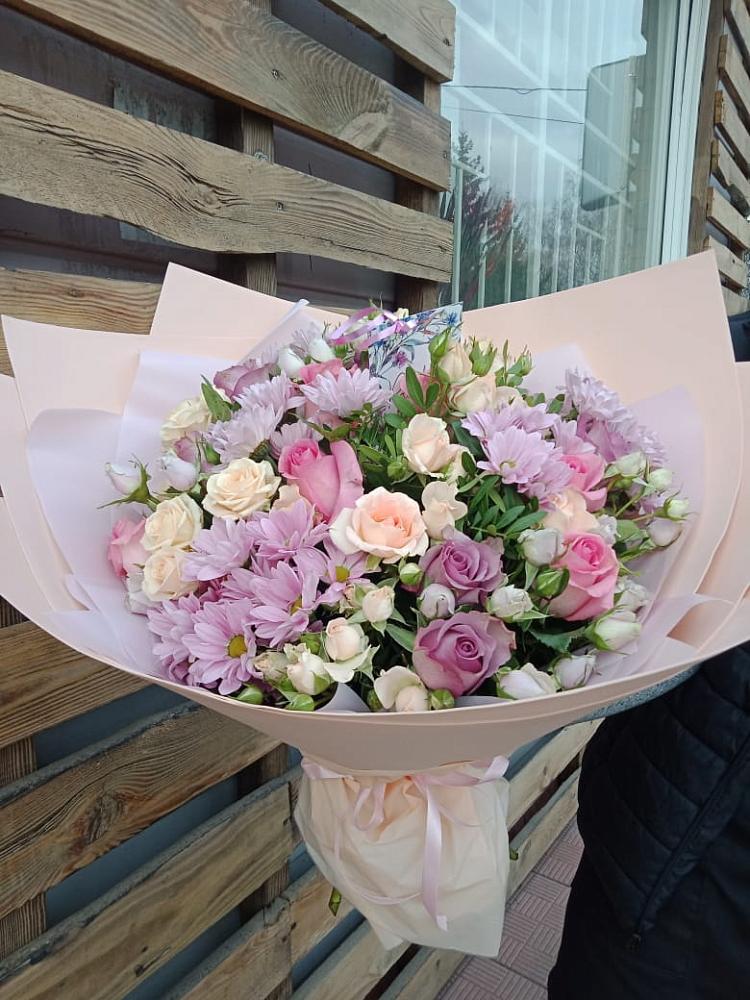 Букет цветов из: Розы и Хризантемы в Навле