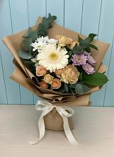 Букет цветов из:  Герберы и Хризантемы в Навле
