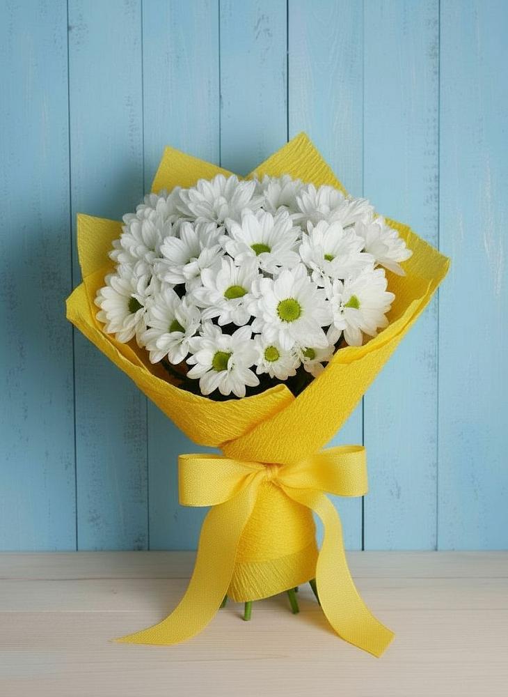 Букет цветов из: Хризантемы в Навле