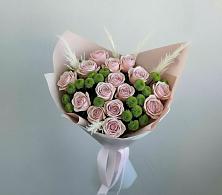 Букет цветов из:  Розы и Хризантемы #REPLACE_PRED# Навле